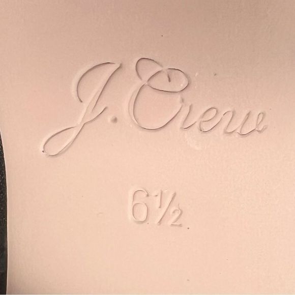 J Crew Black Leather Square Toe Boots Sz 6.5 - Picture 8 of 8